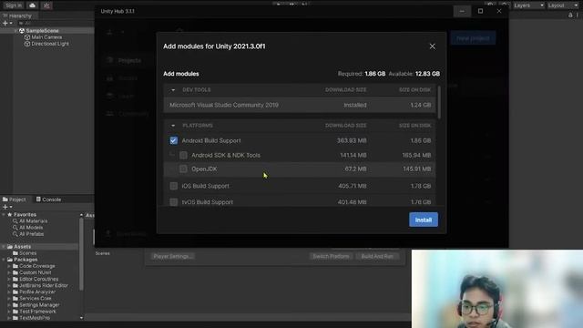 Install Android SDK di Unity 3D смотреть онлайн