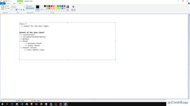 6.  Java Class Contents and Class Syntax