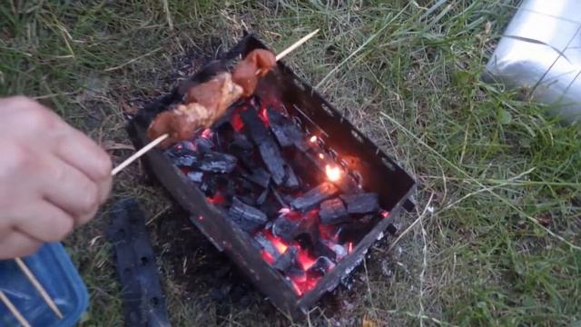 Печка-щепочница "Перевал" - минимангал для шашлычка!) смотреть онлайн