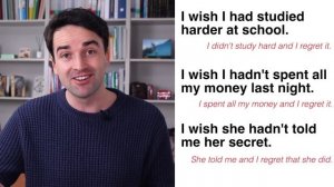 WISH! 3 Ways to use "wish" correctly - English Grammar Lesson
