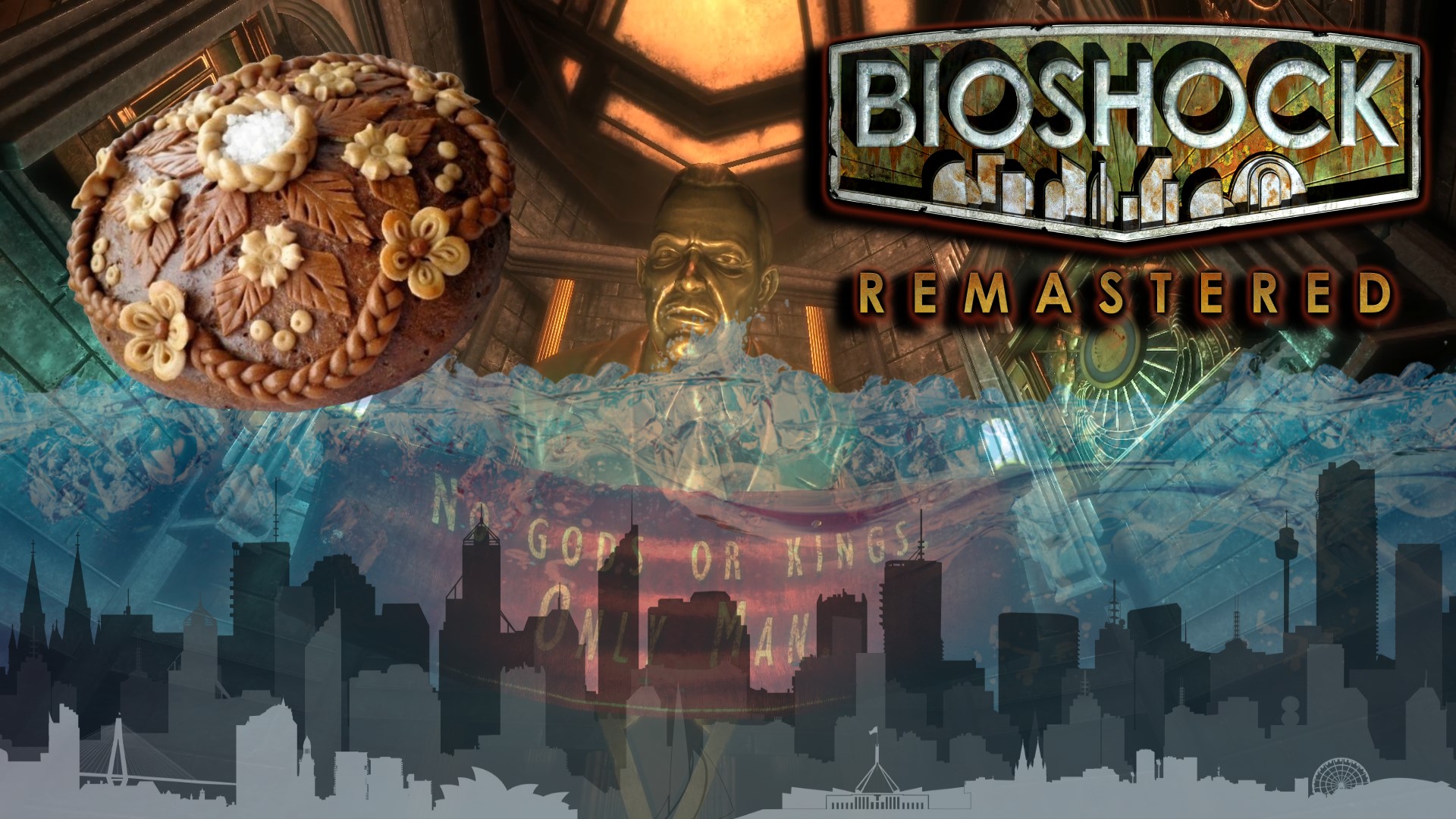 Bioshock remastered русификатор звука. Биошок ремастер. Биошок 1 ремастер. Площадь Посейдона Bioshock. Bioshock Remastered платина.