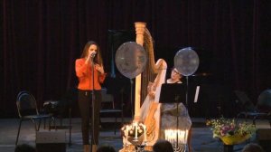 Снился мне сад. Исполняют Ксения Коробкова (вокал) и Янкелика Сушкова-Ирина (арфа)