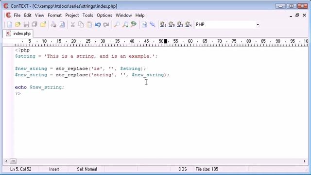 51   String Functions Replacing Predefined Part of a String   PHP Tutorials
