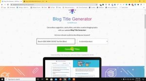 Unlimited Free Title Generator Tool For Blogger, WordPress and (Bangla) |Title Generator| GrowBangl