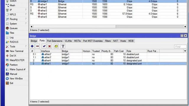 Настройка VLAN на Mikrotik (tagged и untagged)