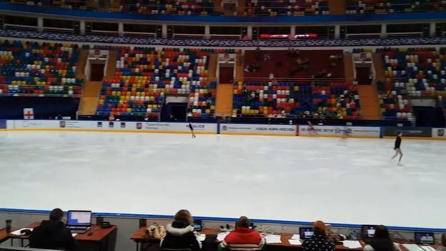 Разминка последней разминки девушек на Первенстве Москвы. Акатьева, Берестовская, Жилина смотреть онлайн