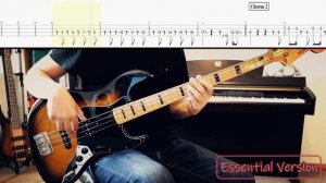 Uptown Funk - Mark Ronson ft. Bruno Mars | Simplified bass line with tabs #7