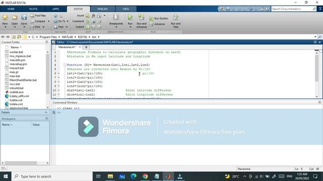 Haversine Formula : How to calculate distance between two points | Matlab Tutorial смотреть онлайн