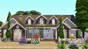 ОДНОЭТАЖНЫЙ СЕМЕЙНЫЙ ДОМ |THE SIMS 4  Строительство | Mulena Sims 4