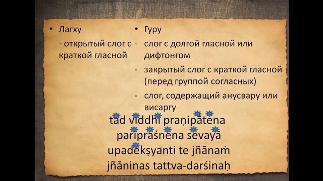 Метрика и поэтика санскрита. Занятие 1 смотреть онлайн