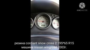 Cordiant snow cross 2. Шумит?