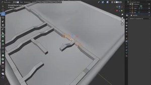 Кухонная плита Blender 3d