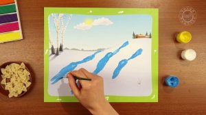 Времена года. Весна 6+ 01 Задание для детей "Весенние ручьи"