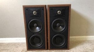 Polk Audio 5JR Monitor Series Home 2 Way Bookshelf Vintage Speakers