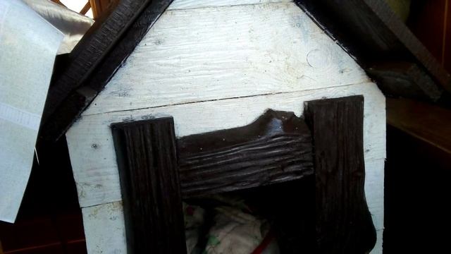 Красивая конура для собаки. Собачья будка своими руками