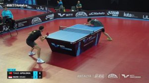 Tiago Apolonia vs Quek Izaac | MS R32 | WTT Contender Antalya 2023
