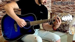 Как играть на гитаре ДИНАР РАХМАТУЛЛИН - ПО МОСТОВОЙ (РАЗБОР)