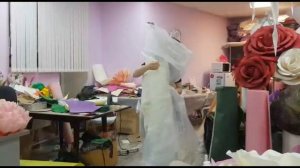 УПАКОВКА ПИОНОВ-ТОРШЕРОВ. ГОТОВИМ ЗАКАЗ К ОТПРАВКЕ. Olneva Decor отправляет декорации по всему миру