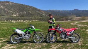 Kawasaki KLX 230 vs Honda CRF 250 F| Bike Test