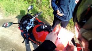 Остановка ГИБДД электромотоцикла Electron Panigale S Pro