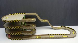 Парковка для машинок из картона своими руками