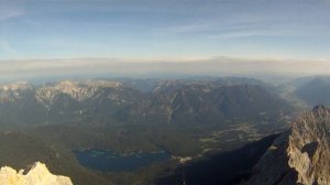 deutschland - aussicht von der zugspitze in bayern