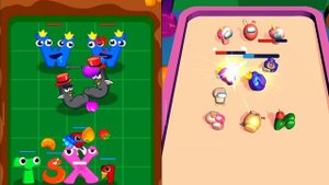 Merge Alphabet monster lord VS Merge Alphabet lore battle???