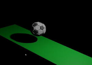 Анимация мяча в Блендере