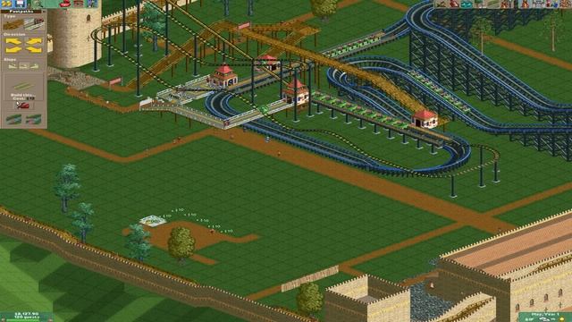 How to delete paths faster - Roller Coaster Tycoon 2 смотреть онлайн