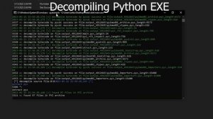 How to decompile/unpack python exe files compiled with pyinstaller | 2023 | pydumpck under 1 minute