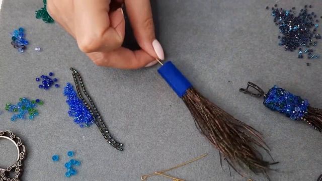 Серьги кисти своими руками | МАСТЕР КЛАСС смотреть онлайн