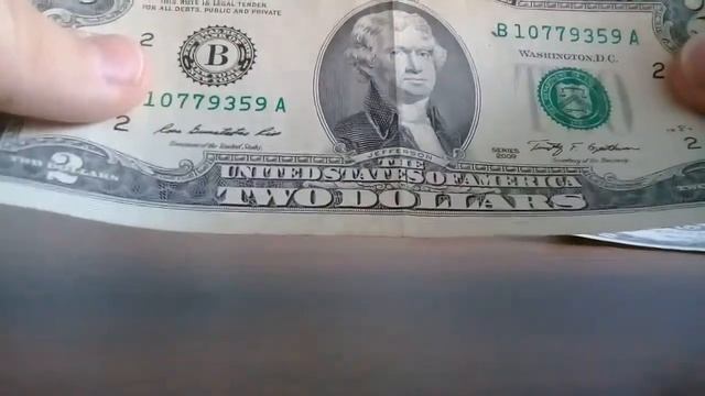 Обзор долларов США. Самые мелкие купюры США??????