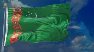 Türkmənistan bayrağı, Türkmenistanyň baýdagy , Türkmenistan bayrağı ,Флаг Туркменистана ,