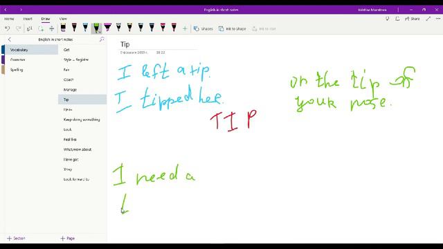 English in short notes: Значения слова Tip смотреть онлайн