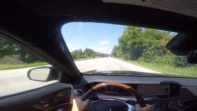 2015 Mercedes-Benz S550 4MATIC 4.7L V8 Biturbo POV Drive смотреть онлайн