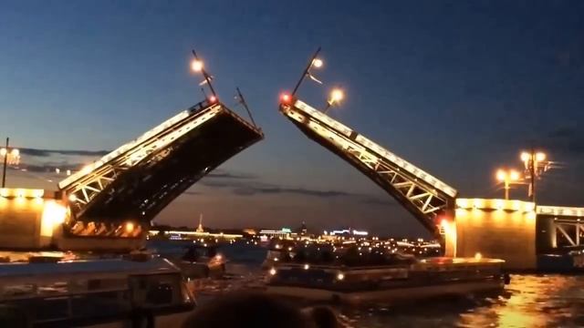 Развод мостов в Санкт-Петербурге смотреть онлайн