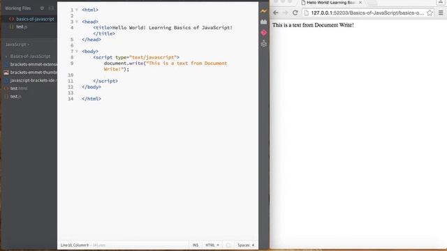 Basics of Javascript Part - 1