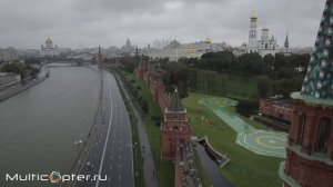 Moscow Marathon 2013 from octocopter board on Canon 5D Mark III with BL gimbal (Multicopter.ru)