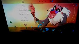 The Lion King 2 Simba's Pride DVD Menu Walkthrough