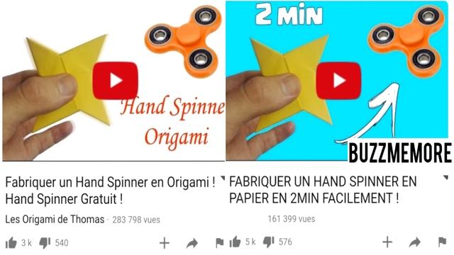 Hand Spinner - 4zurian plagie les Origami de Thomas - Drama - Explication смотреть онлайн