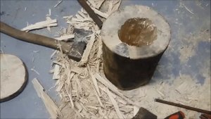 Как сделать дуплянку или скворечник из бревна