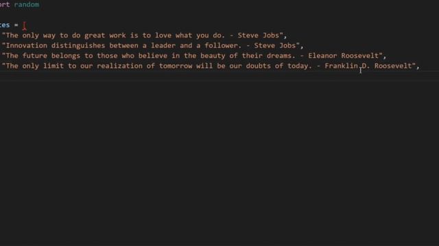 How to create quote generator using python | Fun python projects for beginners | Cool projects ?