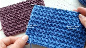 Оригинальный узор спицами!