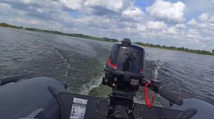 обкатка лодочного мотора HDX 5 4т глис не глис!