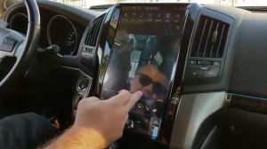 Магнитола Тойота Лэнд Крузер 200 Тесла, отзыв покупателя Bumm-Shop