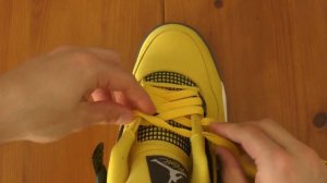 How to Lace Air Jordan 4