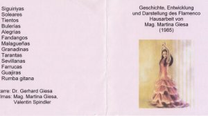 Geschichte des Flamenco, Hausarbeit Mag. Giesa, Gitarre Dr. Giesa, Palmas V. Spindler, 12. Guajiras