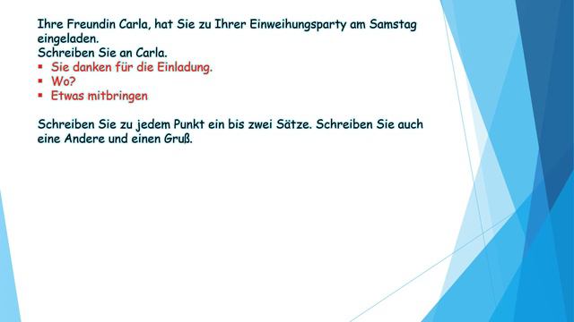 German Letter Writing Examples - German A1 | Goethe Zertifikat A1 Start Deutsch 1 Brief Schreiben смотреть онлайн