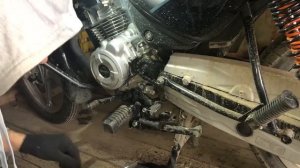 BAJAJ BOXER 150 обслуживание цепи|полный разбор|смазка|завтрак|ИРП