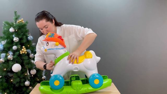 Лошадка-каталка говорящая! Chicco  Baby Rodeo 3 в 1. Распаковка легендарной игрушки! смотреть онлайн
